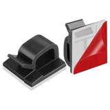 Funktionel Kabelholder - Pakke m. 10 stk. - Sort