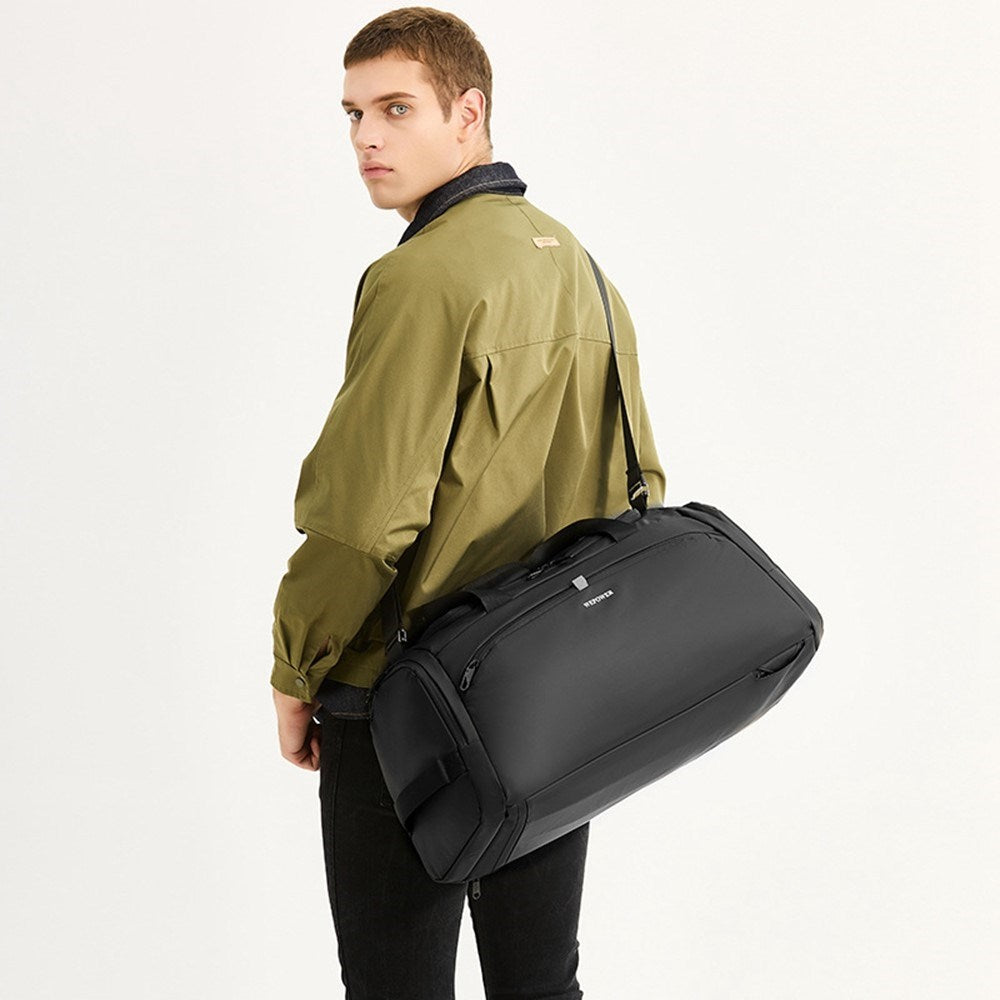 WEPOWER Sportsrygsæk – Praktisk Gymtaske med Stor Plads til Rejse og Arbejde - Grå