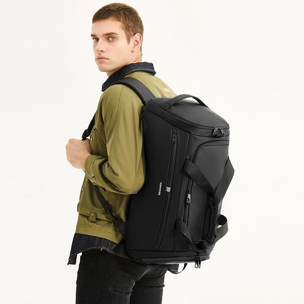 WEPOWER Sportsrygsæk – Praktisk Gymtaske med Stor Plads til Rejse og Arbejde - Beige