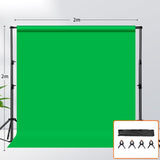2 x 2 m Fotobaggrund Kit - Grøn
