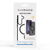 Vivanco Mag Pro Cover til Samsung Galaxy S25+ (Plus) – Transparent og Sort