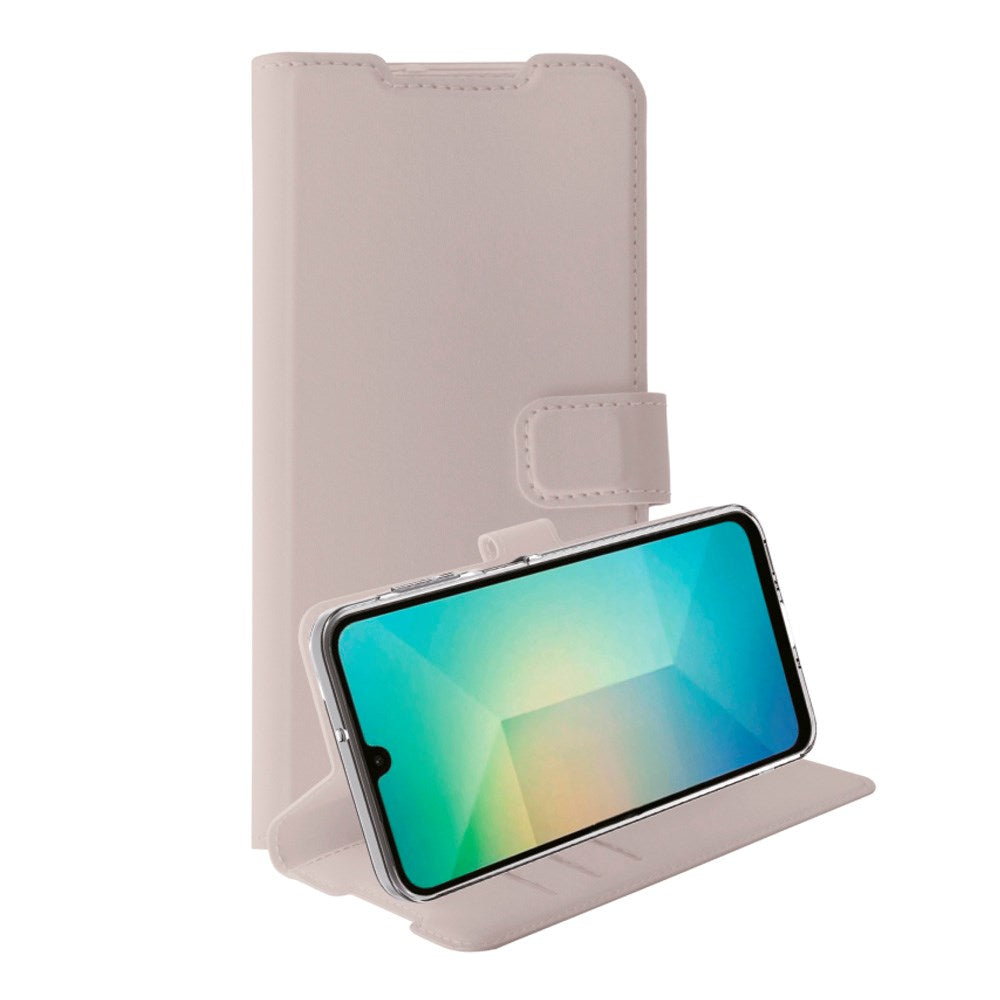 Samsung Galaxy A16 - Vivanco Classic Wallet Flip Cover - Pung - Taupe