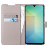 Samsung Galaxy A16 - Vivanco Classic Wallet Flip Cover - Pung - Taupe
