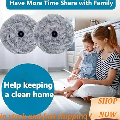 Moppeklud til Roborock G30 / Saros 10 Robotstøvsuger - Grå