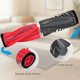 Støvsugerbørste til Roborock G20S Ultra / G30 / Saros 10 / Saros 10R Robotstøvsuger (Hovedbørste) - Rød + Sort