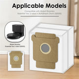4 stk. Støvsugerpose til iRobot Roomba 105 Combo / 205 Dustcompactor / Plus 405 Combo / Plus 505 Combo Robotstøvsuger - Hvid