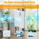 Støvsugerfilter til Robotstøvsuger Xiaomi Robot Vacuum E10 / iRobot Roomba Combo 105 - Hvid