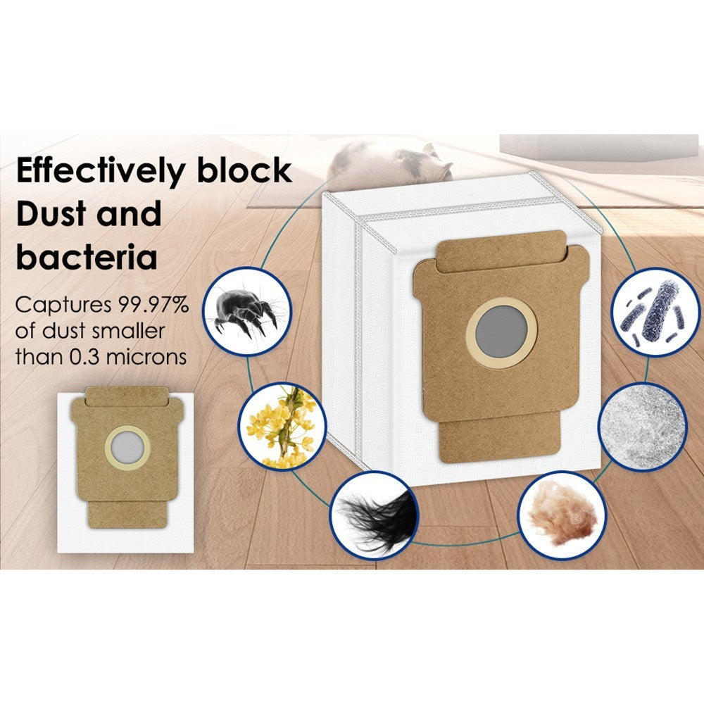 Støvsugerpose til Robotstøvsuger iRobot Roomba Combo / 105 / 205 / 405 Plus / 505 Plus - Hvid