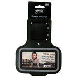 GEAR Justerbart Universal Løbearmbånd m. Reflekskant (Maks. Mobil: 55 x 120mm) - Sort