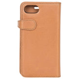 iPhone 6 / 6s - Buffalo 2-i-1 Ægte Læder Flip Cover - Beige