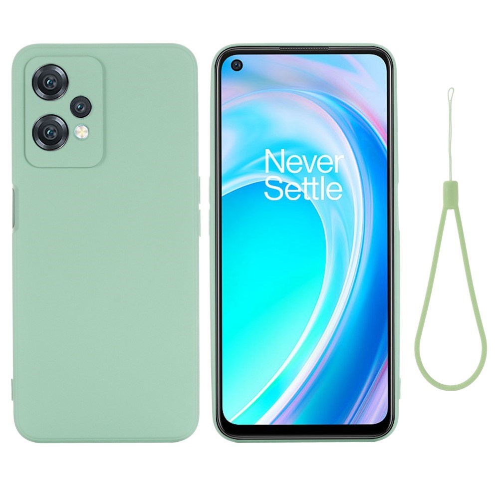 EIDERWOOD OnePlus Nord CE 2 Lite (5G) Liquid Silikone Mobil Cover m. Strop - Grøn