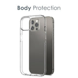 iPhone 13 Pro Max NORTHJO 360° Protection Set inkl. Cover & Skærmbeskyttelse & Kameralinsebeskyttelse - Gennemsigtig
