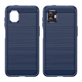 EIDERWOOD Samsung Galaxy Xcover 6 Pro Brushed Carbon Mobil Cover - Blå