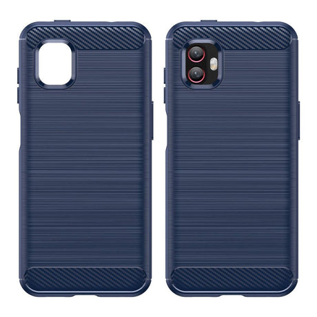 EIDERWOOD Samsung Galaxy Xcover 6 Pro Brushed Carbon Mobil Cover - Blå
