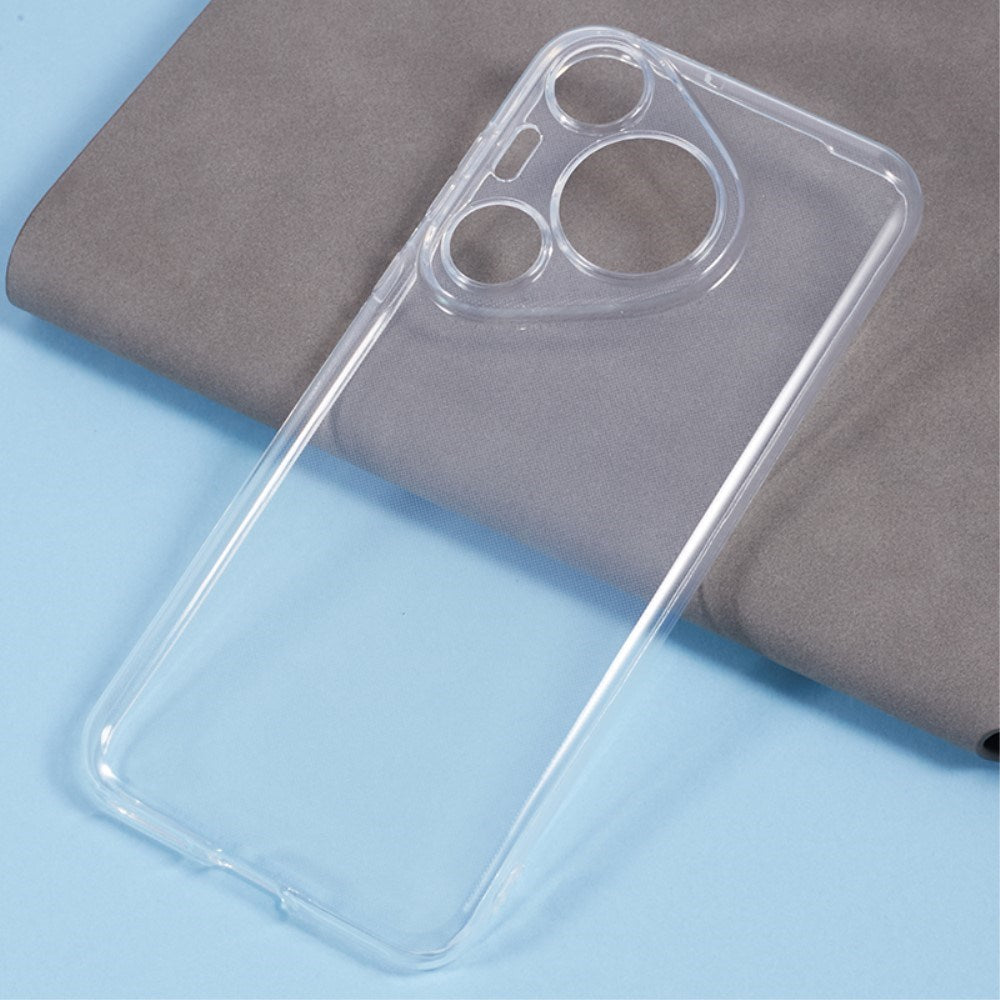 Huawei Pura 70 Pro / 70 Pro+ (Plus) - EIDERWOOD Fleksibelt Plastik Bagside Cover - Gennemsigtig