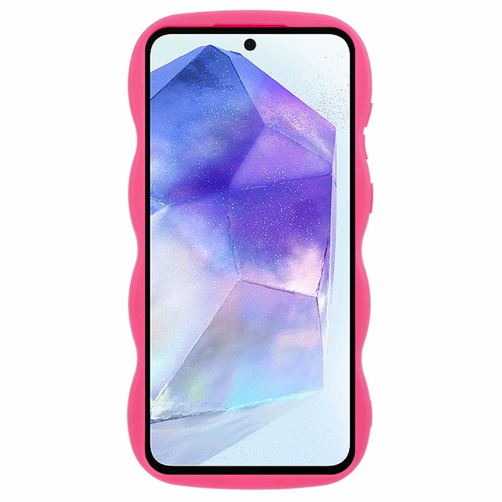 EIDERWOOD - Samsung Galaxy A13 (5G) - Fleksibelt Plastik Wavy Cover - Pink