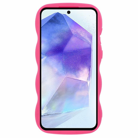 EIDERWOOD - Samsung Galaxy A13 (5G) - Fleksibelt Plastik Wavy Cover - Pink