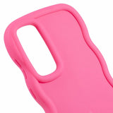 EIDERWOOD - Samsung Galaxy A13 (5G) - Fleksibelt Plastik Wavy Cover - Pink