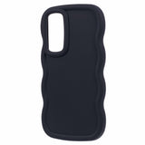 EIDERWOOD - Samsung Galaxy A13 (5G) - Fleksibelt Plastik Wavy Cover - Sort