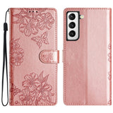 EIDERWOOD Samsung Galaxy S22+ (Plus) Imiteret Læder Mobil Cover m. Indgravering - Rose Gold
