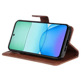 EIDERWOOD Xiaomi Redmi 13 Kunstlæder Mobil Cover m. Pung og Strop - Brun