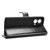 Motorola Moto G85 (5G) - EIDERWOOD Kunstlæder Flip Cover m. Strop - Sort