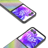 EIDERWOOD - Motorola Razr 50 Ultra (5G) Vegansk Læder Glimmer Cover - Regnbue