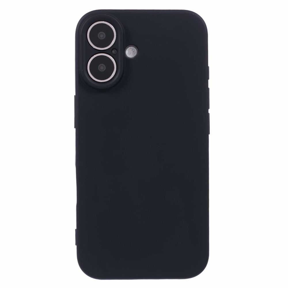 iPhone 16 EIDERWOOD Mat Fleksibel Plastik Mobil Cover - Sort