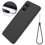 EIDERWOOD OnePlus Nord CE4 Lite (5G) Liquid Silikone Mobil Cover m. Strop - Sort