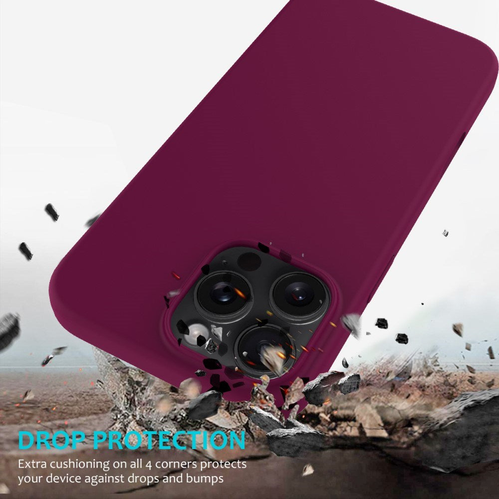 EIDERWOOD iPhone 16 Pro Max Silikone Cover - Vinrød