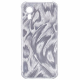 EIDERWOOD Samsung Galaxy Xcover 7 Fleksibelt Plastik Mobil Cover m. 4 Forskellige Baggrunde - Gennemsigtig / Multi