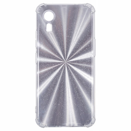 EIDERWOOD Samsung Galaxy Xcover 7 Fleksibelt Plastik Mobil Cover m. 4 Forskellige Baggrunde - Gennemsigtig / Multi