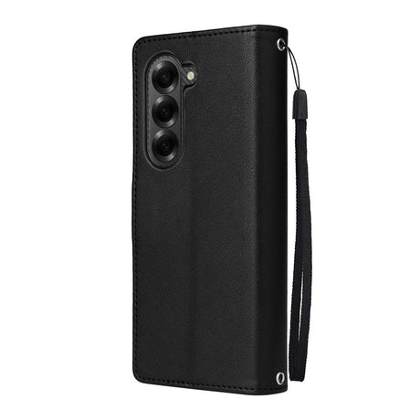 Samsung Galaxy Z Fold6 - EIDERWOOD Kunstlæder Flip Cover - Sort