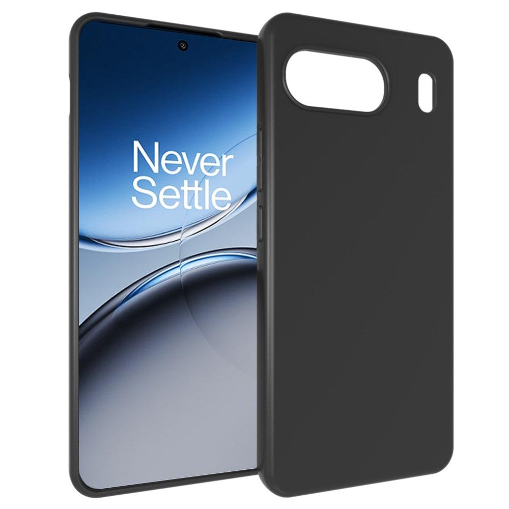 EIDERWOOD - OnePlus Nord 4 Mat Fleksibel Plastik Cover - Sort