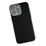 EIDERWOOD iPhone 14 Pro Silikone Mobil Cover m. Indbygget Kamerabeskyttelse - Sort