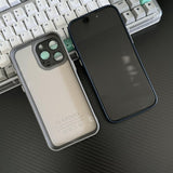EIDERWOOD iPhone 14 Pro Silikone Mobil Cover m. Indbygget Kamerabeskyttelse - Sort