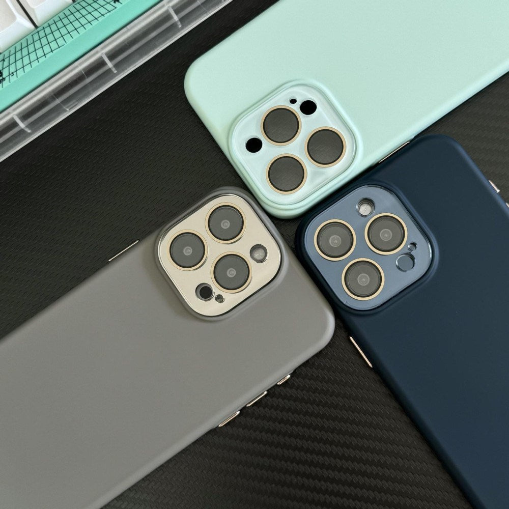 EIDERWOOD iPhone 14 Pro Silikone Mobil Cover m. Indbygget Kamerabeskyttelse - Sort