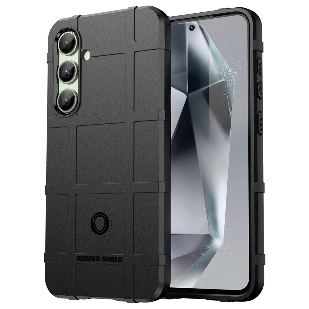 EIDERWOOD Samsung Galaxy S24 FE Rugged Shield Series Håndværker Mobil Cover - Sort