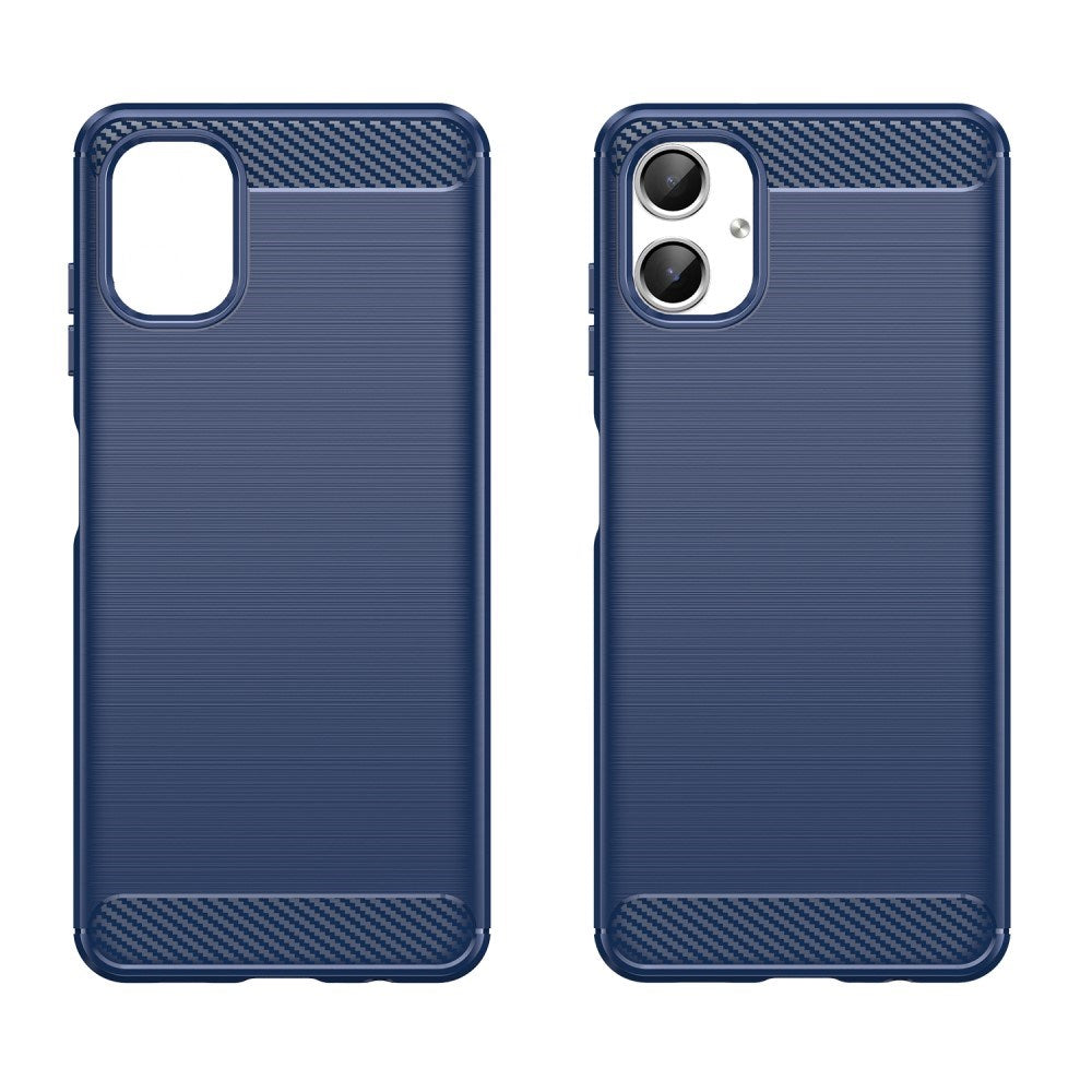 EIDERWOOD Samsung Galaxy A06 Brushed Carbon Plastik Mobil Cover - Blå