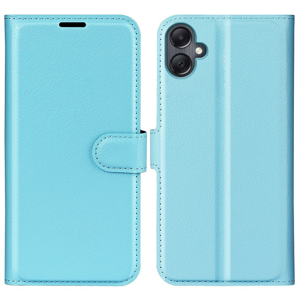 EIDERWOOD Samsung Galaxy A06 Litchi Læder Flip Cover inkl. Pung - Grøn