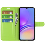 EIDERWOOD Samsung Galaxy A06 Litchi Læder Flip Cover inkl. Pung - Grøn