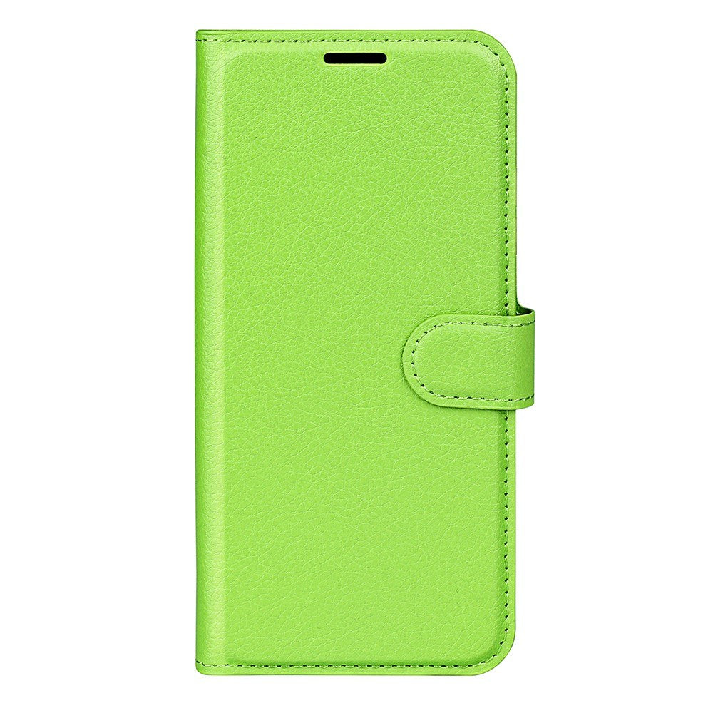 EIDERWOOD Samsung Galaxy A06 Litchi Læder Flip Cover inkl. Pung - Grøn