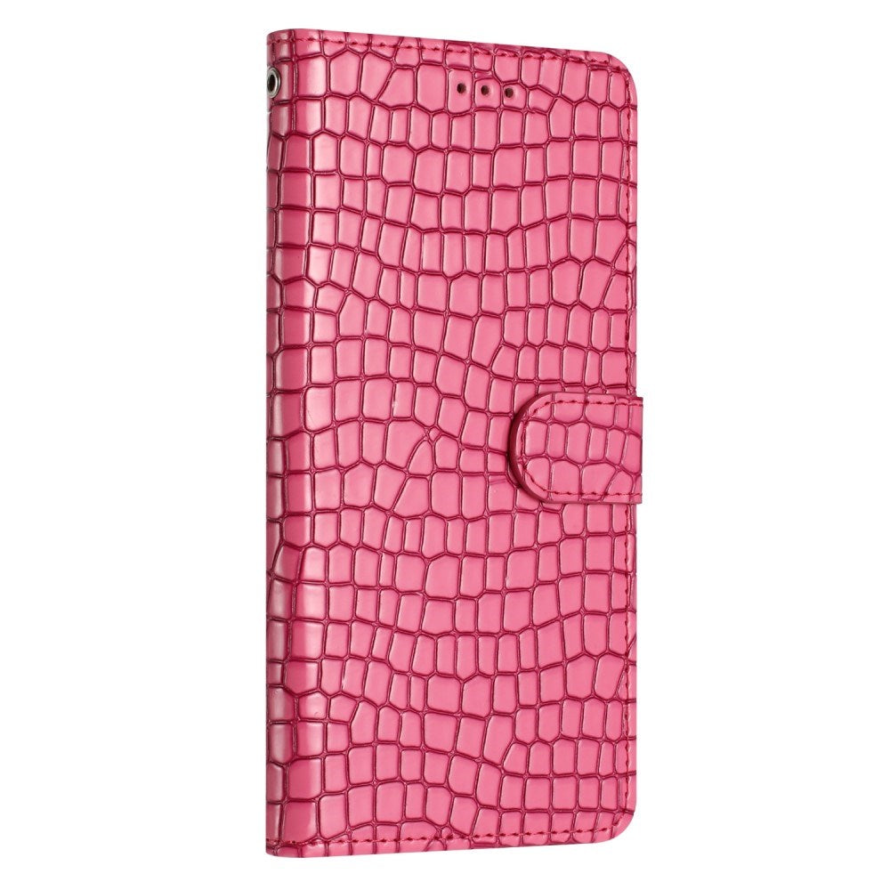 EIDERWOOD Samsung Galaxy A06 Mobil Cover m. Krokodille Tekstur - Vegansk Læder - Pink