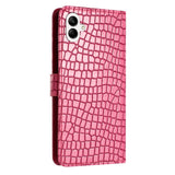 EIDERWOOD Samsung Galaxy A06 Mobil Cover m. Krokodille Tekstur - Vegansk Læder - Pink