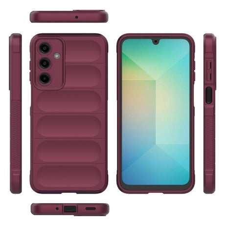 EIDERWOOD Samsung Galaxy A16 (4G/5G) Fleksibelt Plastik Mobil Cover - Mørkerød