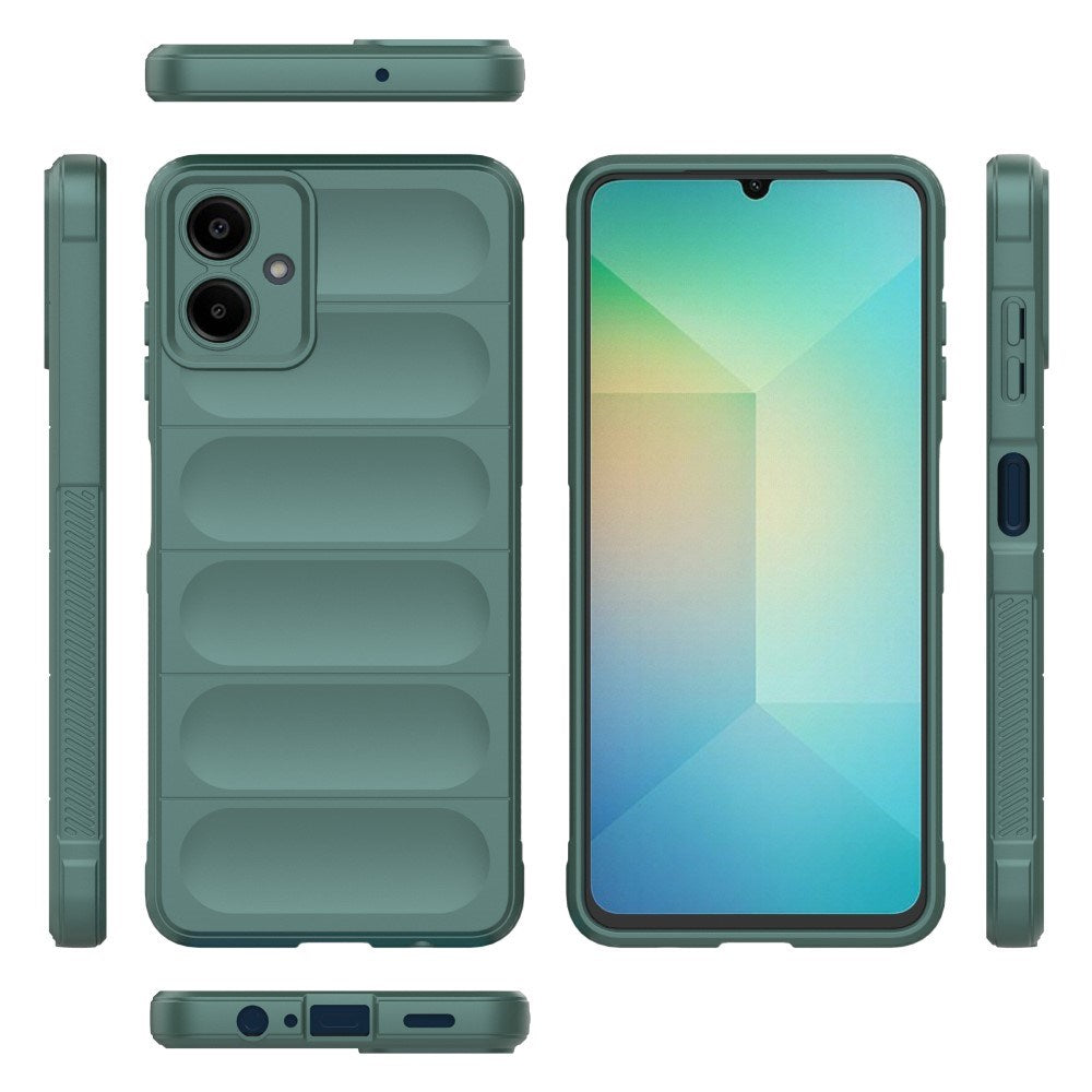 Samsung Galaxy A06 Fleksibelt Plastik Mobil Cover - Grøn