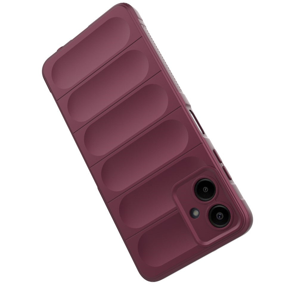 Samsung Galaxy A06 Fleksibelt Plastik Mobil Cover - Vinrød