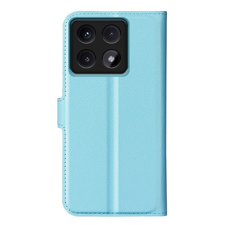 EIDERWOOD Xiaomi 14T Litchi Læder Mobil Cover m. Pung - Blå