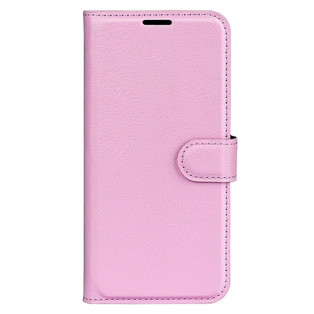 EIDERWOOD Xiaomi 14T Pro Litchi Læder Mobil Cover m. Pung - Lyserød