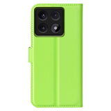 EIDERWOOD Xiaomi 14T Pro Litchi Læder Mobil Cover m. Pung - Grøn